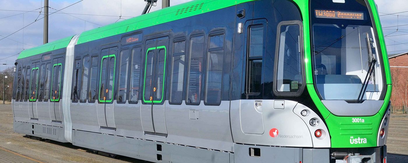 Light rail of the Kiepe Electric GmbH