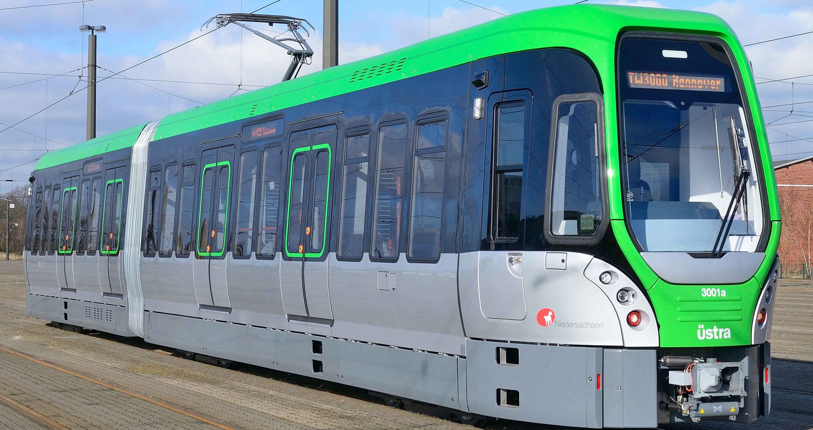 Light rail of the Kiepe Electric GmbH